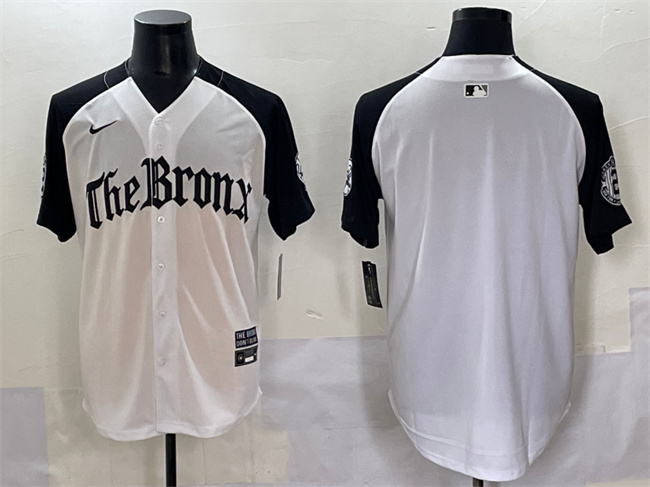 Men's New York Yankees Blank White/Black 'Gothic Legacy Edition' Vapor Premier Limited Stitched Baseball Jersey